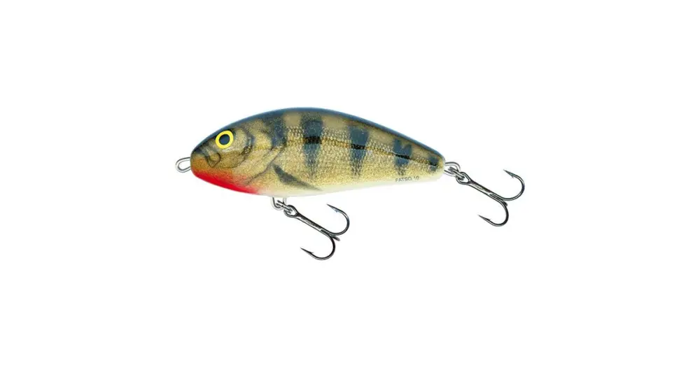 Nakupujte Hned Salmo Wobler Fatso Sinking Emerald Perch 10 cm 52 g
