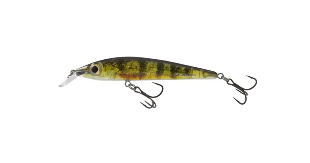 Omezená Nabídka Salmo Wobler Rattlin Sting Floating Real Yellow Perch 9 cm 11 g