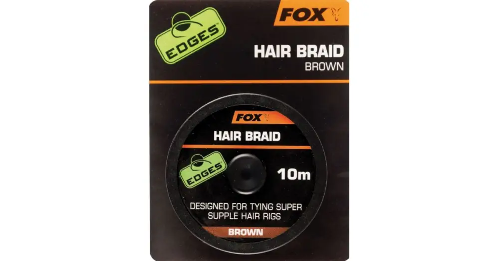 Nejlepší Volba Fox Návazcová Šňůrka Edges Hair Braid Brown 10 m