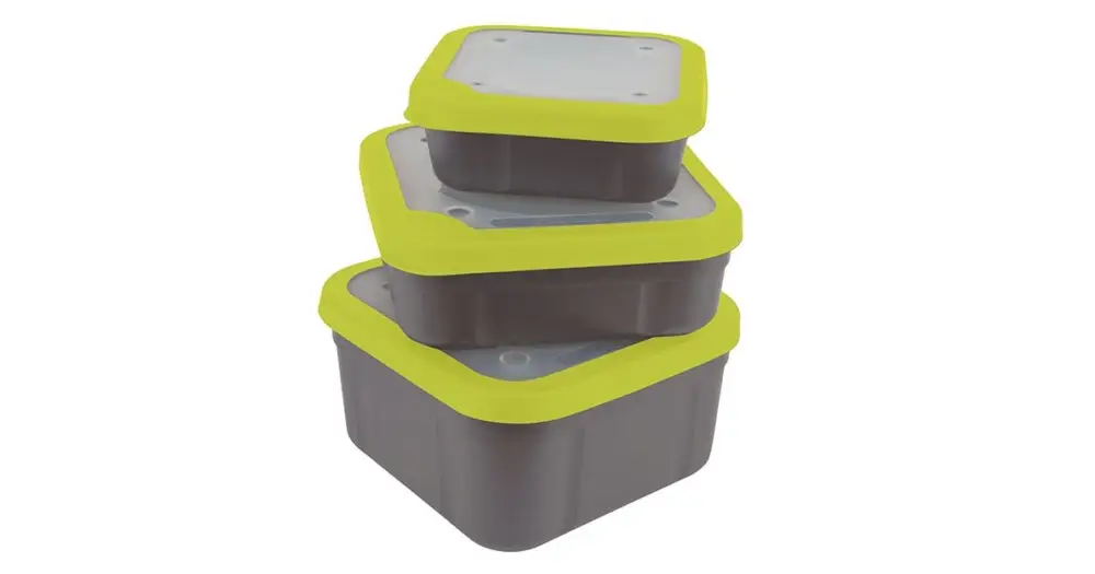 Nejlepší Volba Matrix Box Bait Boxes Grey Lime -Velká 3.3pt
