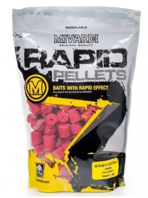 Akční Nabídka Mivardi Pelety Rapid Easy Catch Jahoda-1 kg 12 mm