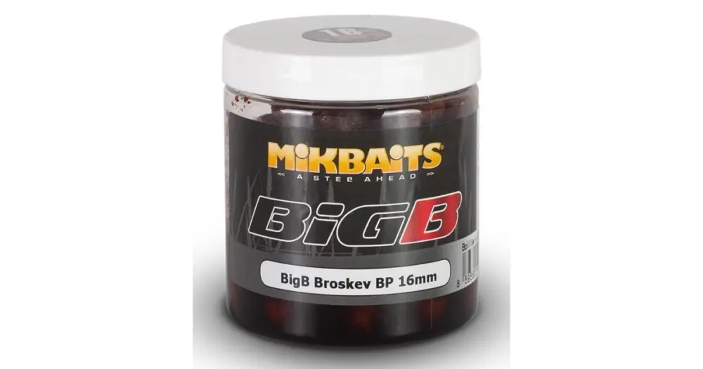 Sezónní Sleva Mikbaits Boilies V Dipu BigB Broskev Black Pepper 250 ml-16 mm
