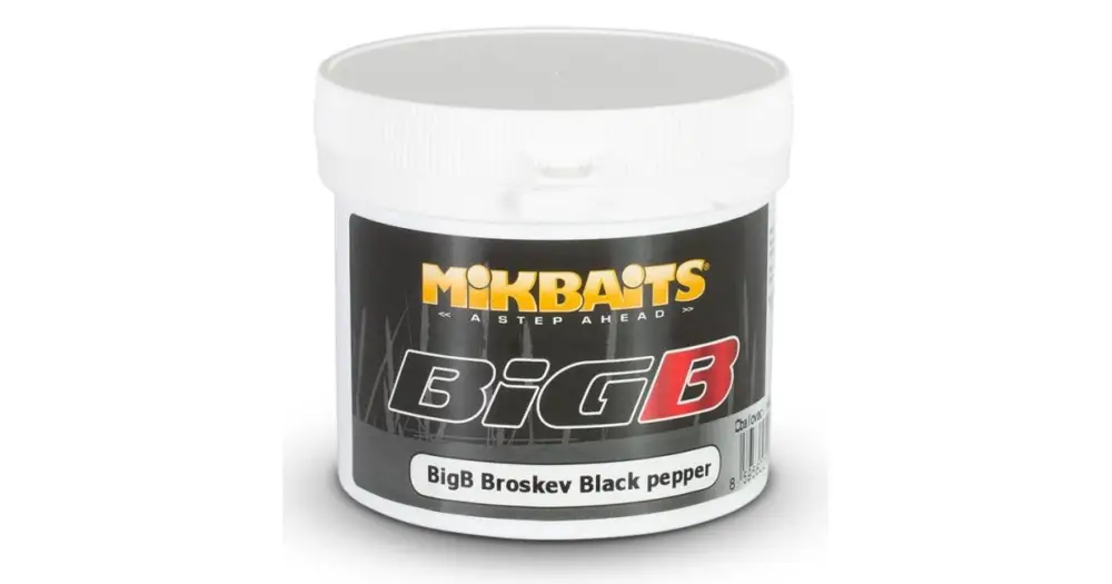Mikbaits Obalovací Těsto BigB Broskev Black Pepper 200g Přímo Od Výrobce