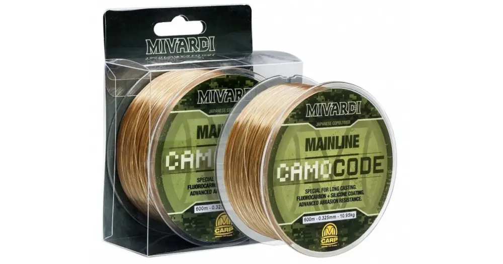 Výprodej Mivardi Vlasec CamoCode Mainline Camo 600 m-Průměr 0,255 mm / Nosnost 6,55 kg
