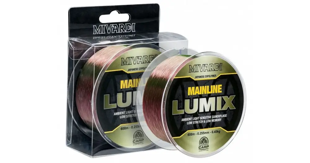 Poslední Šance Mivardi Vlasec Lumix Mainline Camo 600 m-Průměr 0,255 mm / Nosnost 6,45 kg