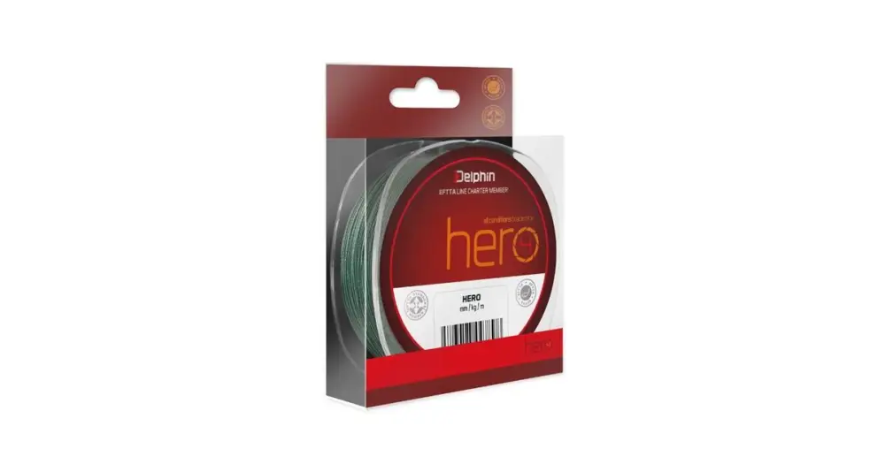 Cenový Hit Delphin Splétaná Šňůra Hero-Průměr 0,16 mm / Nosnost 10 kg / Návin 300 m