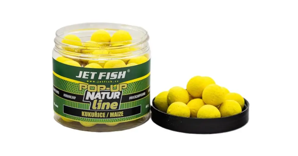 Jet Fish Natur line Pop UpKukuřice - 40 g 12 mm Přímo Od Výrobce