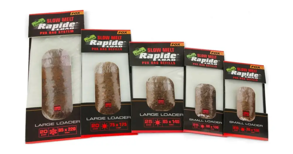 Fox Náhradní PVA Sáčky Edges Rapide Refills Slow Melt-60x130 mm 25 ks Pouze Dnes