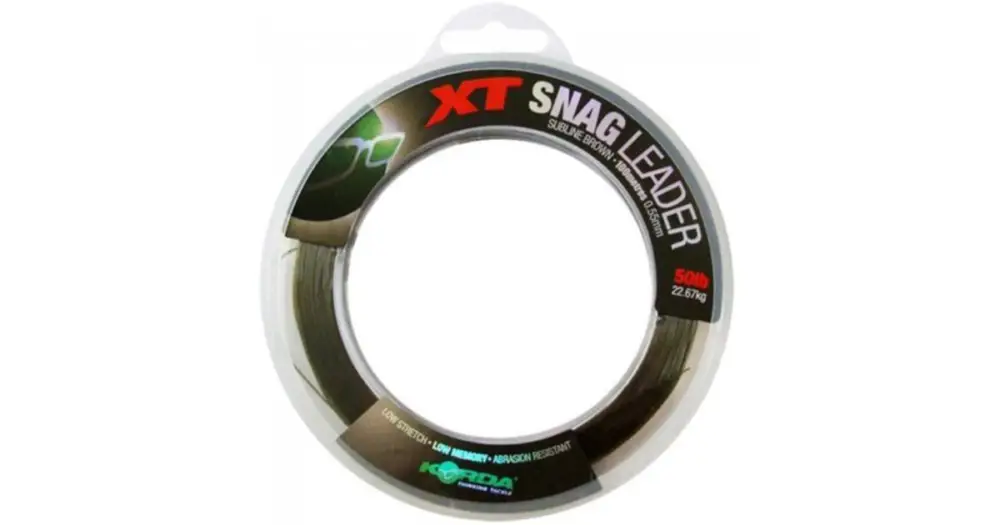 Autentický Korda Vlasec XT Snag Line 100 m-Průměr 0,55 mm / Nosnost 50 lb