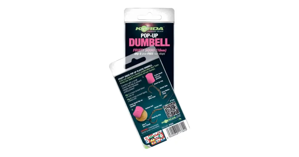 Korda Dumbell Slow Sinking Fruity Squid Růžová Ovoce-Oliheň-8 mm Ihned K Objednání