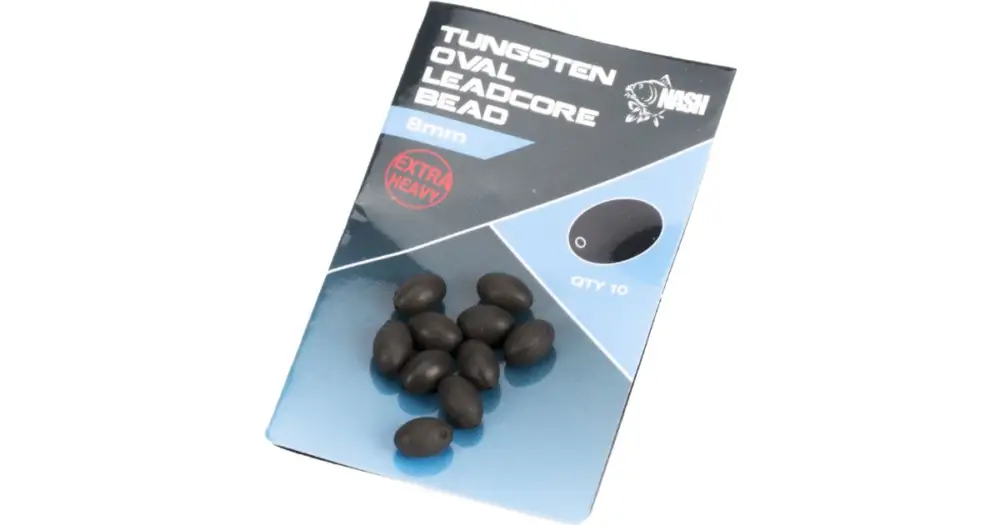 Poslední Šance Nash Težké Korálky Tungsten Oval Leadcore Beads 8 mm