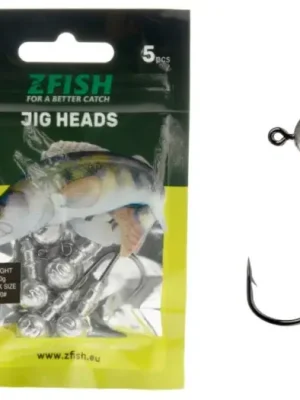 Zfish Jig Hlavička Jig Head 5 ks - Háček 2/0 - 8 g Vrácení Zdarma