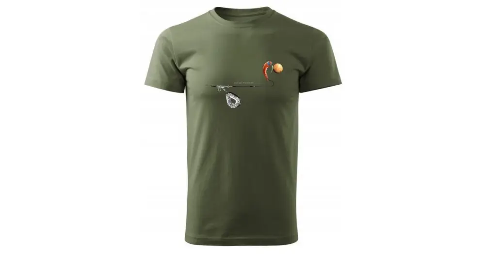 Ověřený Carp´R´Us Tričko Mouthsnagger Army Zelená-Velikost S