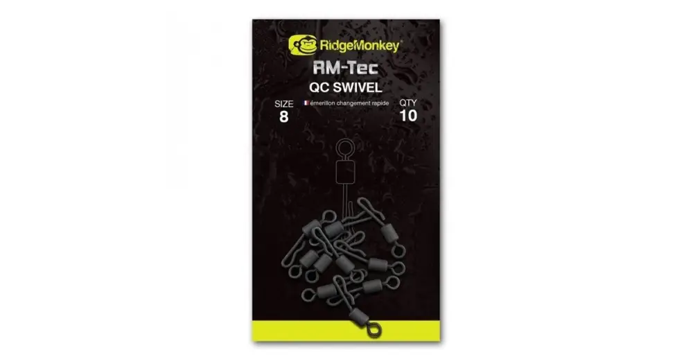 RidgeMonkey Rychlovýměnný Obratlík Quick Change Swivel Velikost 8 Akční Nabídka