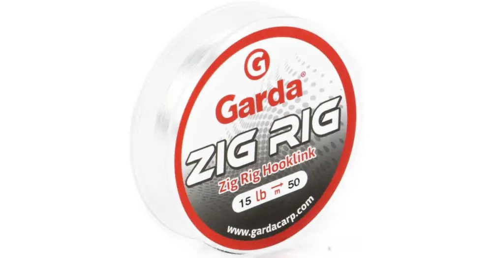 Garda Návazcový Vlasec Zig Rig Čirá 50 m Nosnost 15 lb Výhodná Nabídka