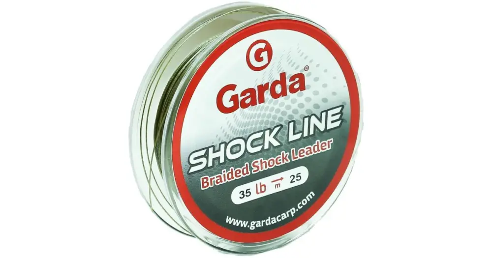 Nízká Cena Garda Návazcová Šňůra Shock Line Zelená 25 m Nosnost 35 lb
