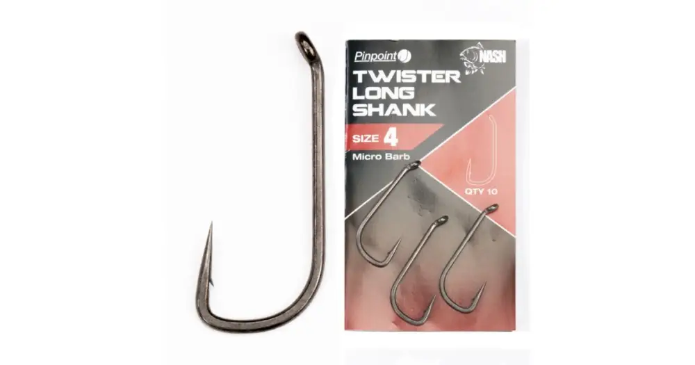 Zlevněný Nash Háčky Twister Long Shank Micro Barbed 10 ks-Velikost 7