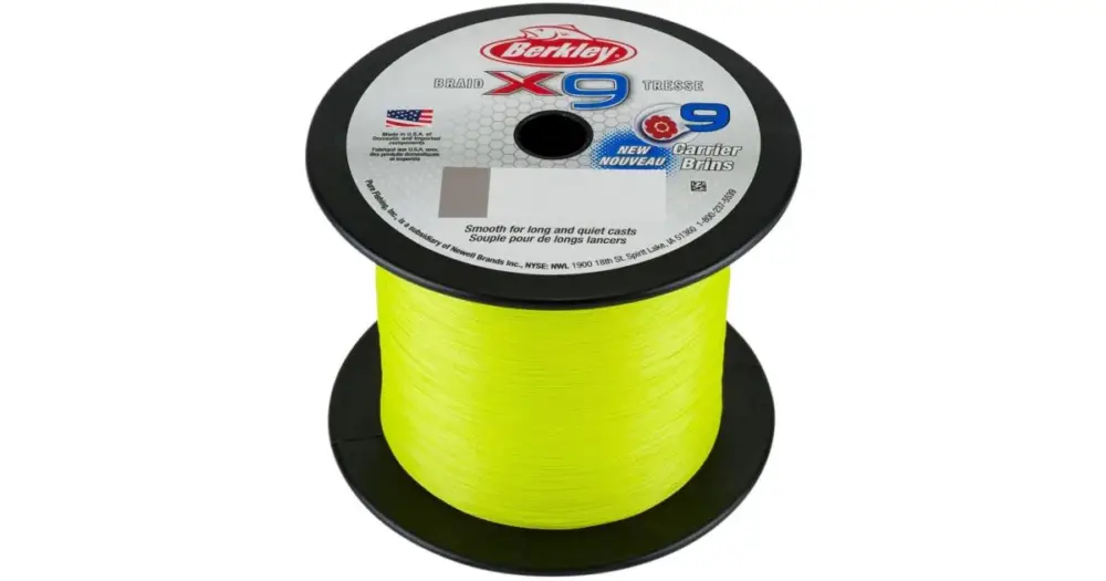 Berkley Splétaná Šňůra X9 Fluro Green-Průměr 0,06 mm / Nosnost 6,4 kg Přímo Od Výrobce