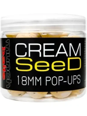Akční Nabídka Munch Baits Plovoucí Boilies Pop-Ups Cream Seed 200 ml-18 mm