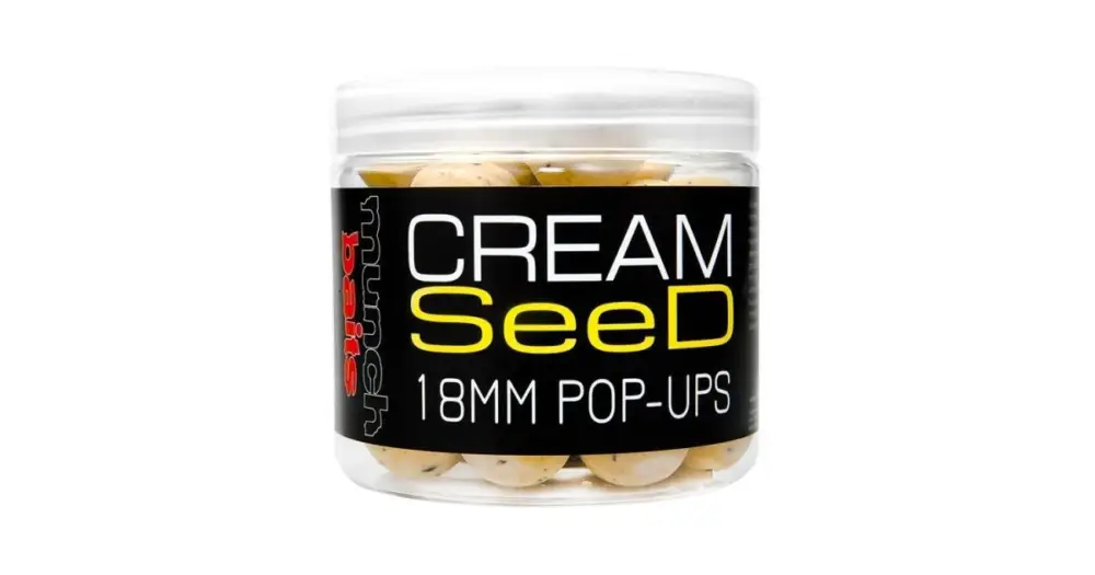 Akční Nabídka Munch Baits Plovoucí Boilies Pop-Ups Cream Seed 200 ml-18 mm