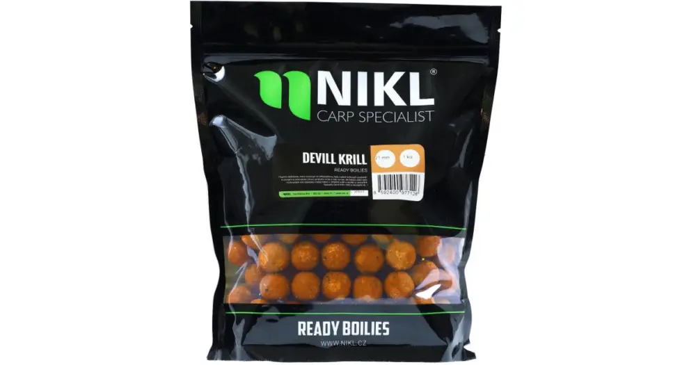 Nikl Boilies Devill Krill - 1 kg 30 mm Odeslání Ihned