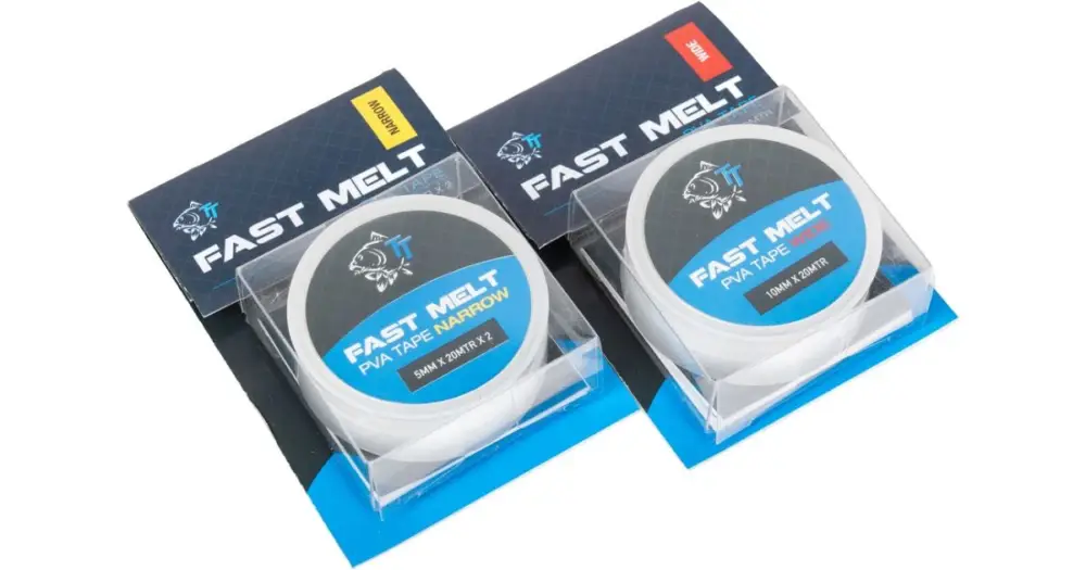 Nejprodávanější Nash PVA Páska Fast Melt Tape Narrow 5 mm 20 m x 2