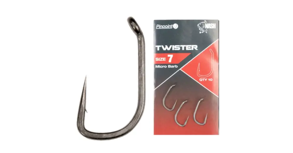 Koupit Online Nash Háčky Pinpoint Twister Micro Barbed-Velikost 2