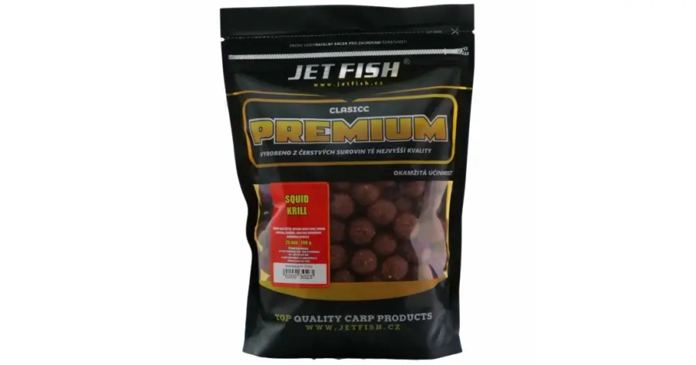 Jet Fish Boilie Premium Clasicc 700 g 20 mm-squid krill Originální