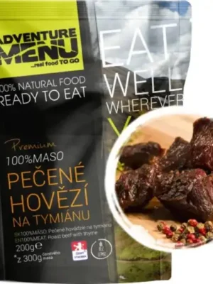 Adventure Menu 100% Pečené Hovězí Na Tymiánu Horká Nabídka