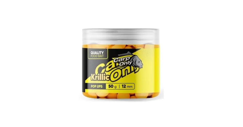 Carp Only Plovoucí Boilies Hi-Visual Pop Up Krillic Krill & Česnek 50 g Omezená Nabídka