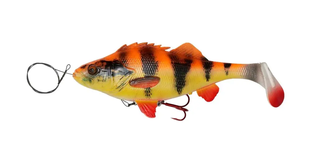 Cenový Hit Savage Gear Gumová Nástraha 4D Perch shad SS Albino