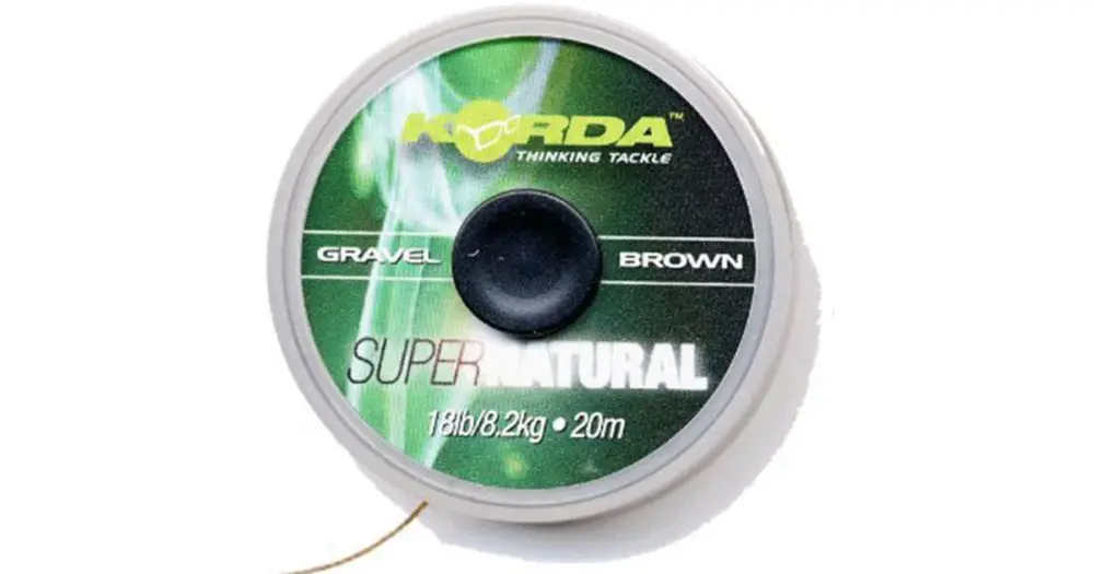 Korda Návazcová Šňůra Super Natural Gravel Brown Sezónní Sleva