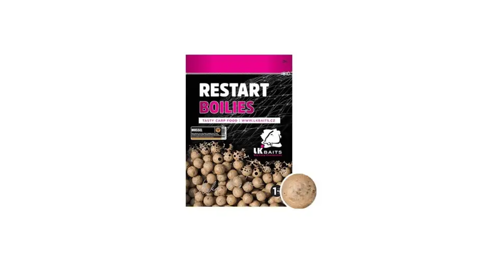 LK Baits Boilie ReStart Mussel Vysoce Kvalitní