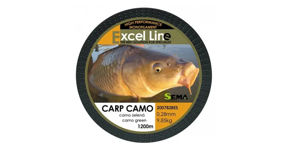 Sema Vlasec Carp Camo Zelená 1200 m Expresní Doručení