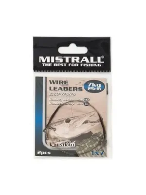 Značkový Mistrall Ocelové Lanko Wire Leaders 25 cm