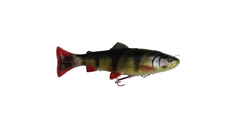 Savage Gear Gumová Nástraha Pstruh 4D Line Thru Pulsetail Trout SS Perch Trout - Délka 20 -Délka 20 cm 102 g Nejprodávanější