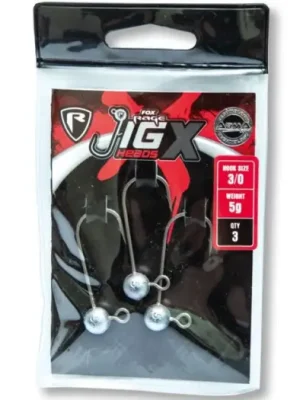 Akční Cena Fox Rage Jigová Hlavička Jig X Jig Heads Háček 5/0 3 ks-20 g