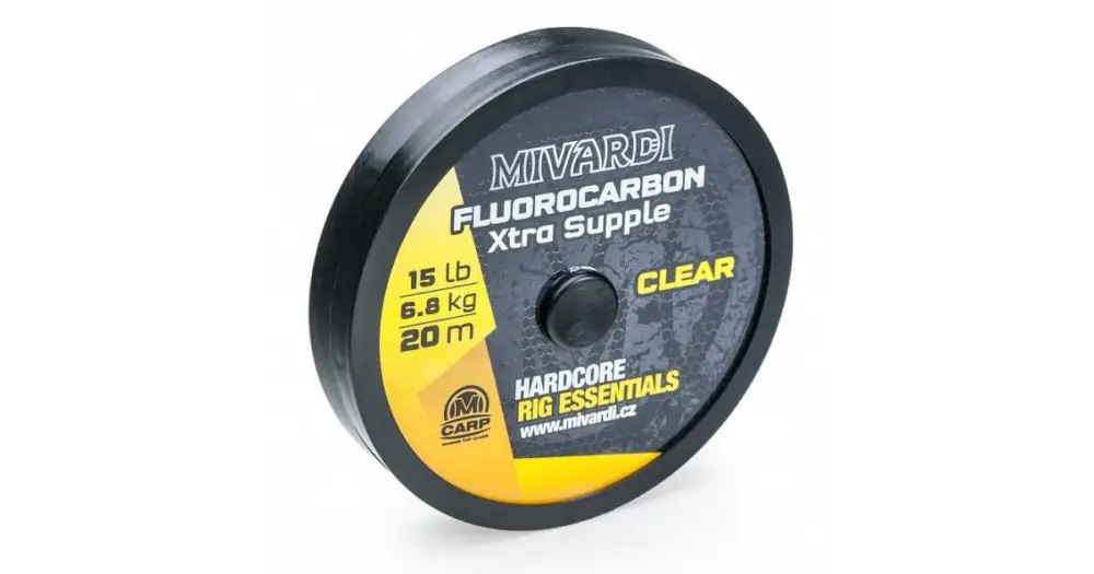 Mivardi Fluorocarbon Xtra Supple Čirý 20 m-Nosnost 15 lb Jen Po Omezenou Doba