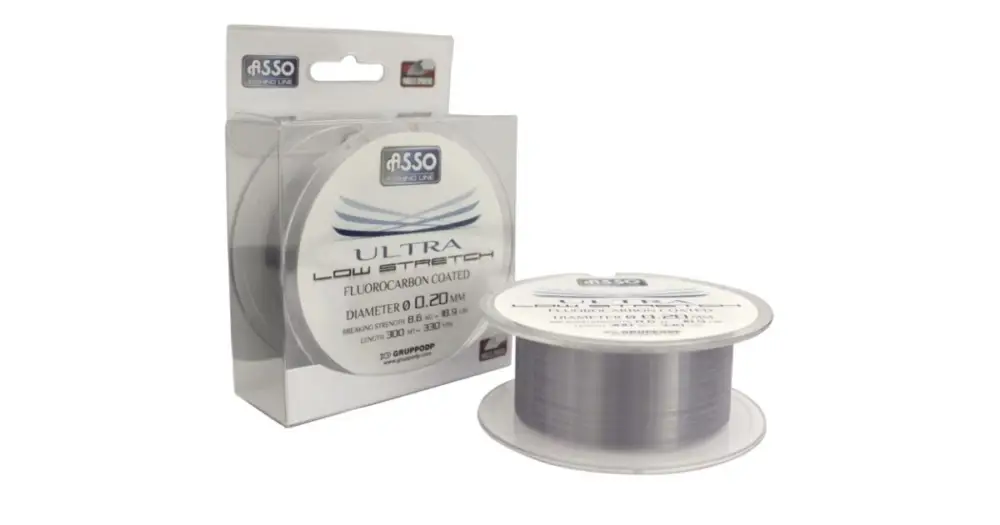 Expresní Doručení Asso Vlasec Ultra Low Stretch 300 m Čirá-Průměr 0,16 mm / Nosnost 4,6 kg