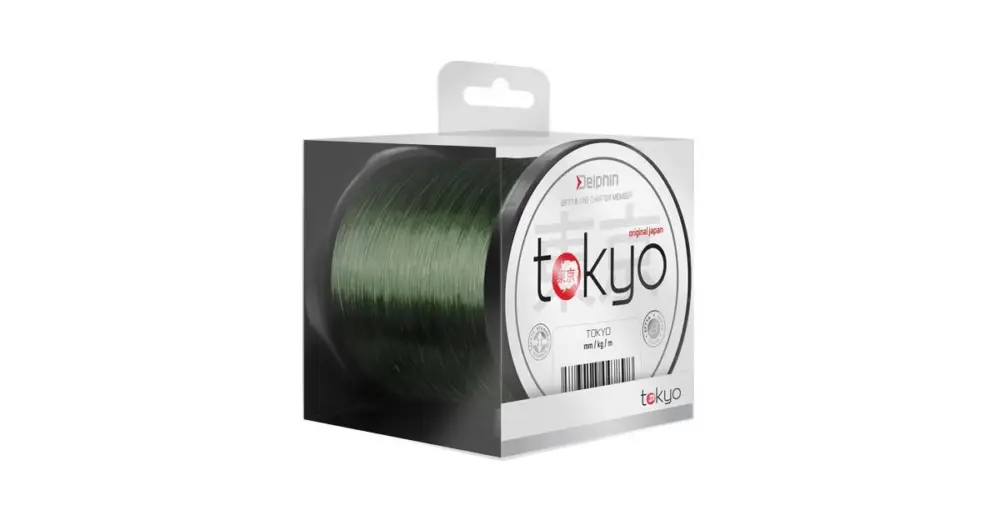 Nejlepší Cena Delphin Vlasec Tokyo Zelená-Průměr 0,33 mm / Nosnost 18 lb / Návin 600 m