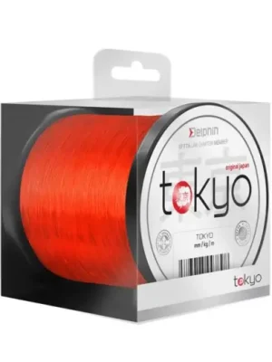 Zlevněný Delphin Vlasec Tokyo Oranžový-Průměr 0,309 mm / Nosnost 16 lb / Návin 1200 m