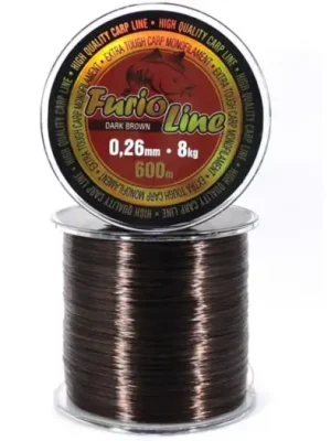 Zfish Vlasec Furio Line Hnědý 600 m-Průměr 0,34 mm / Nosnost 14 kg Aktuální