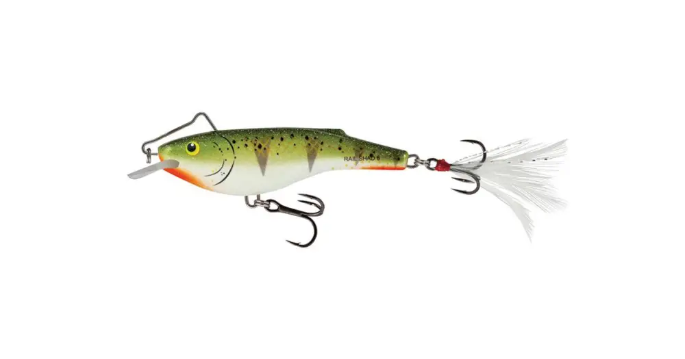 Salmo Wobler Rail Shad Sinking Ice Perch - 6 cm 14 g Oblíbený