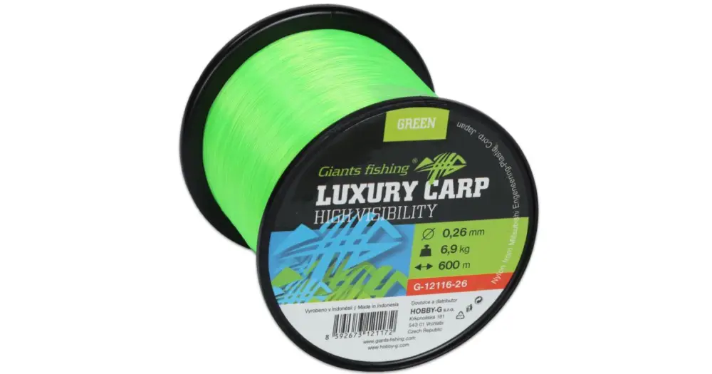 Giants Fishing Vlasec Luxury Carp High Visibility Green - Průměr 0,30 mm / Nosnost 9,3 kg / Návin 600 m Kup Teď