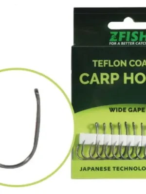 Zfish Teflonové Háčky Wide Gape 10 ks Ověřený