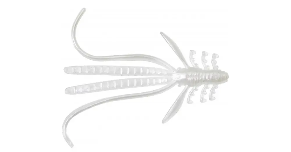 Koupit Online Gunki Gumová Nástraha Nymfa Naiad White Flash - 10 cm