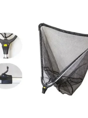 Akční Nabídka Mistrall Podběrák S Gumovou Síťkou 2 díly-Délka 2 m / Rozměr 60x60 cm