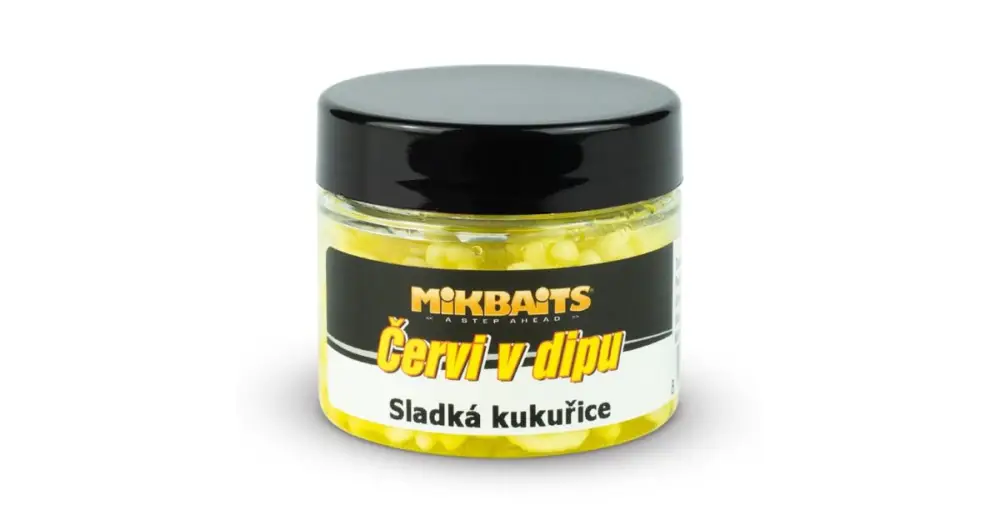 Mikbaits Červi v Dipu 50 ml - Sladká kukuřice Akční Cena