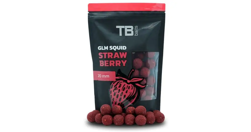TB Baits Boilie GLM Squid Strawberry Jen Po Omezenou Doba