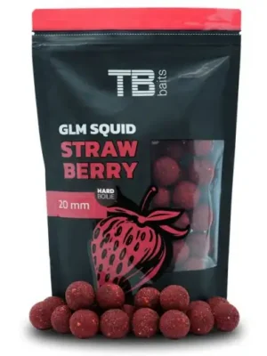 Akce TB Baits Hard Boilie GLM Squid Strawberry